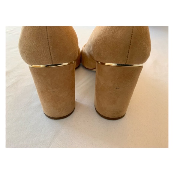 Ann Taylor Kaia Block Heeled Pump. Spiced Chai. Size 10 - Picture 8 of 8